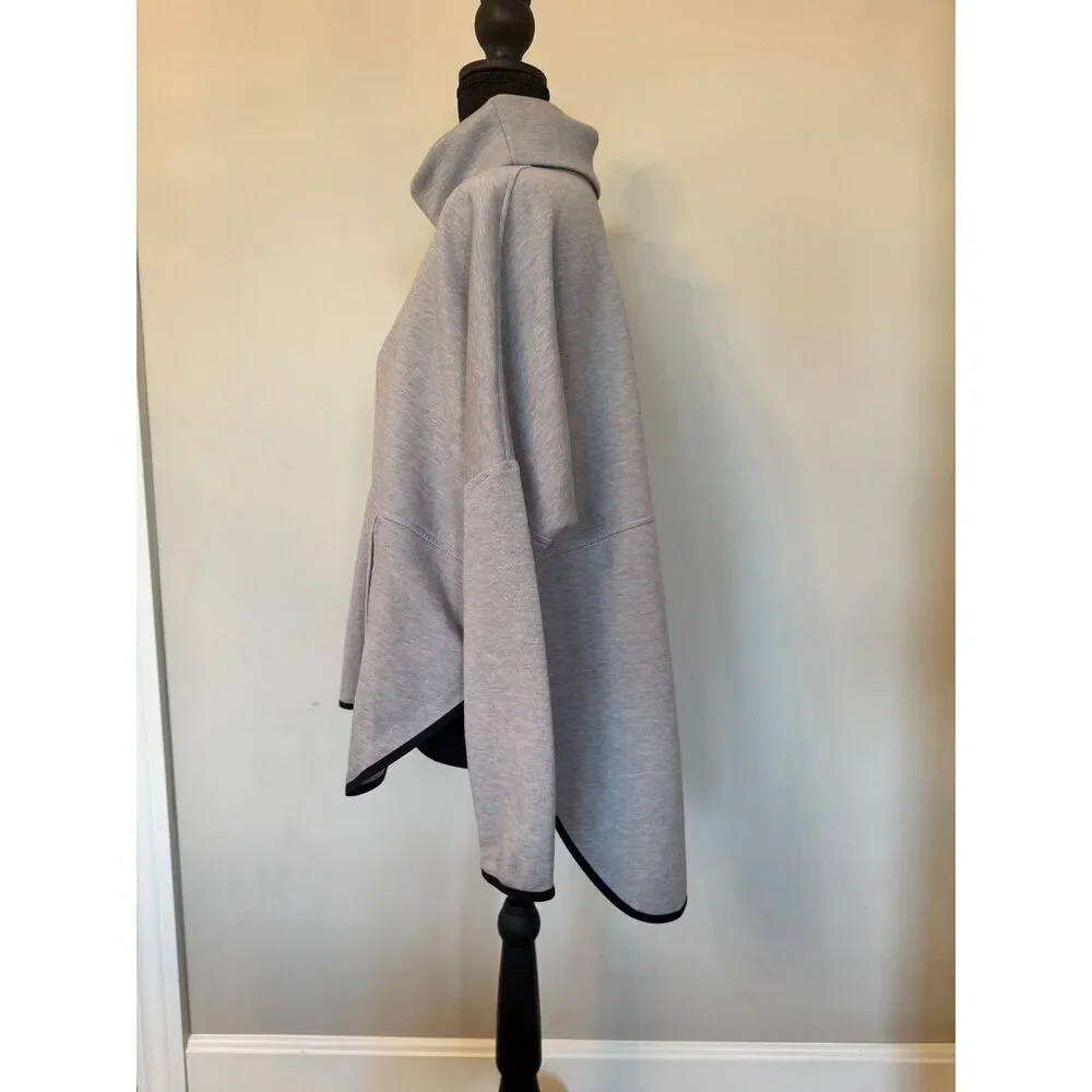 The North Face Canyon Flats Stretch Poncho W XS/S Lux Fleece Pullover Cowl-Neck - Picture 3 of 5